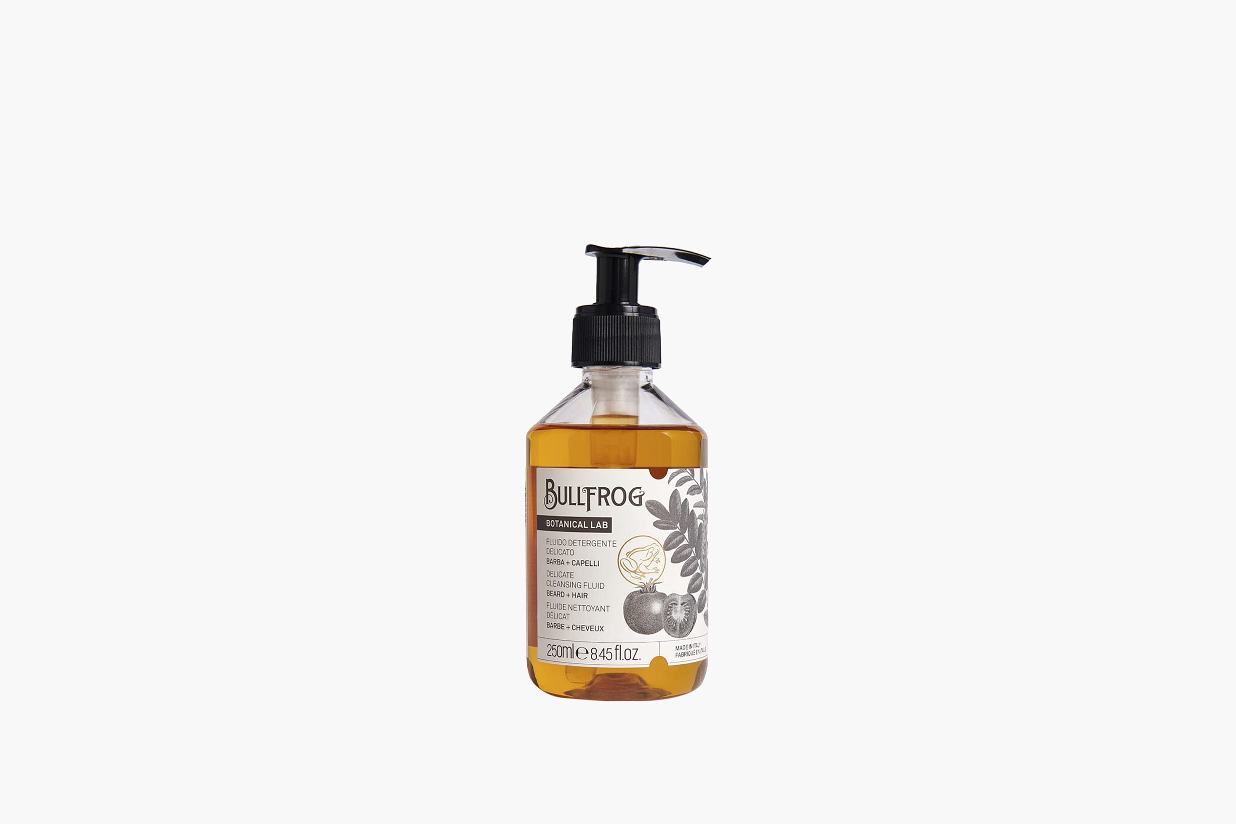 Bullfrog Delicate Cleansing Fluid Beard & Hair фото 1