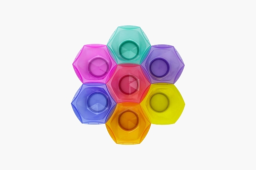 Canway Set of bowls colorful pastel