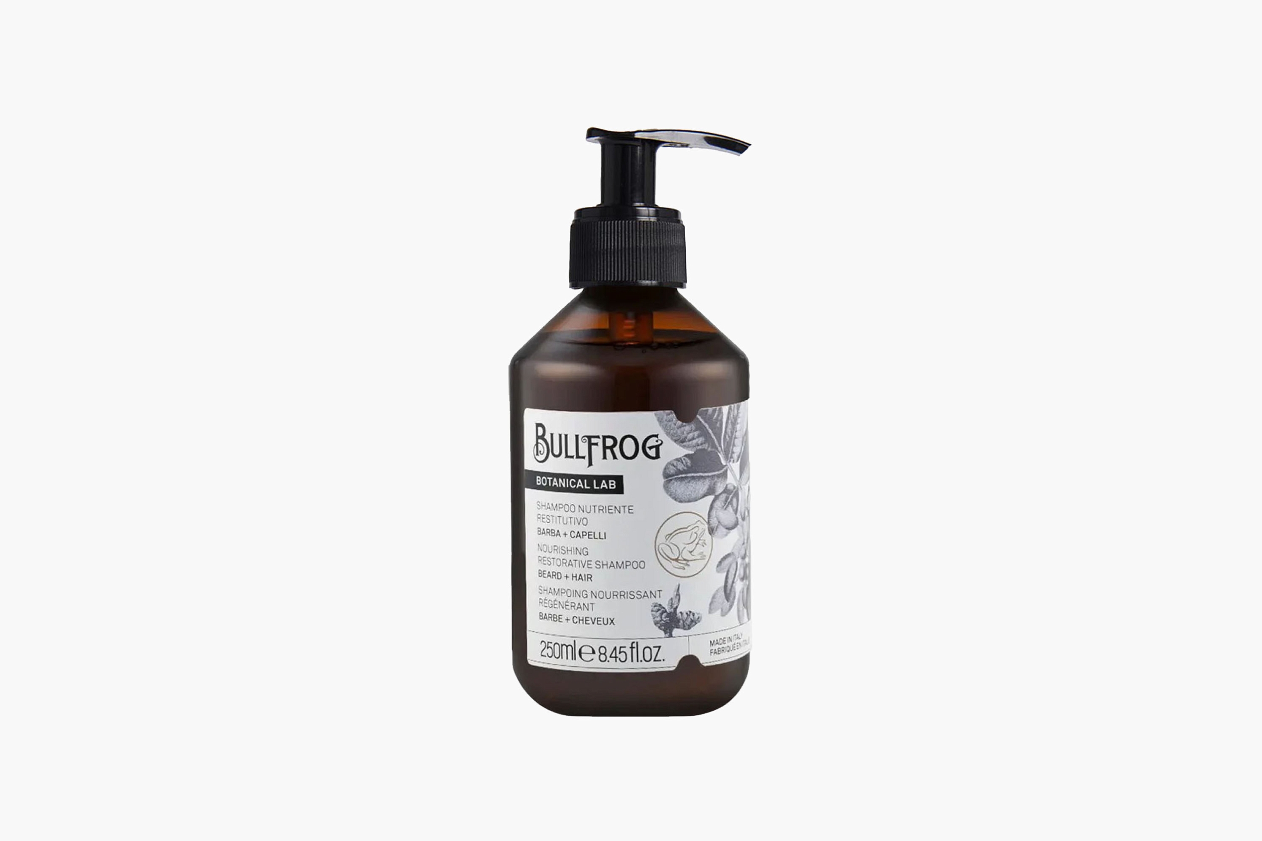 Bullfrog Nourishing Restorative Shampoo Beard & Hair фото 1