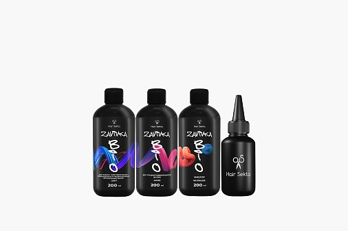 Hair Sekta Light, Hard, Neutralizer 3 х 200