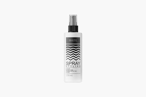 White Cosmetics Spray Styling