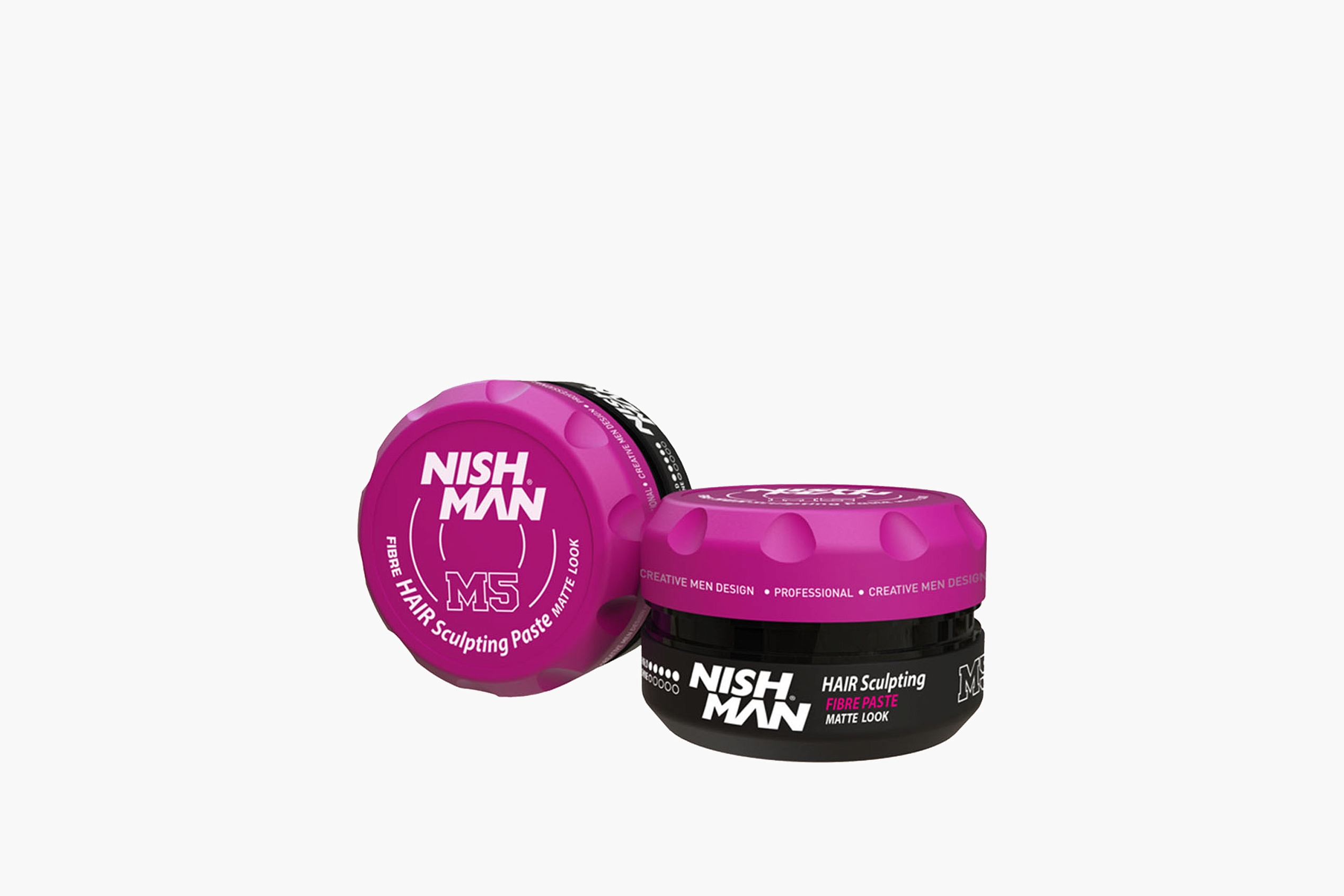 Nishman M5 Matte Look Fibre Hair Sculptin Wax фото 1